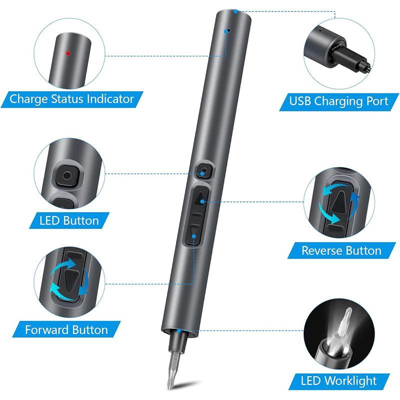 28 in 1 Electric Screwdriver Precision Set Power Tool Kit Rechargeable Wireless Mini Small Magnetic Bits for Xiaomi Cell Mobile
28 in 1 Electric Screwdriver Precision Set Power Tool Kit Rechargeable Wireless Mini Small Magnetic Bits for Xiaomi Cell Mobile