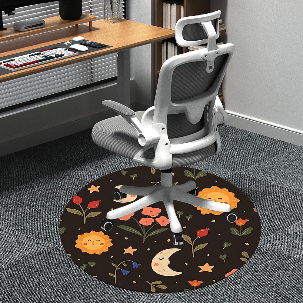 1PC Sunflower-patterned Chair Carpet for Office, Indoor Non-Slip Washable Carpet, Soft Comfortable Mat For Office Room yy250930145 80cm by 80cm
1PC Sunflower-patterned Chair Carpet for Office, Indoor Non-Slip Washable Carpet, Soft Comfortable Mat For Office Room yy250930145 80cm by 80cm