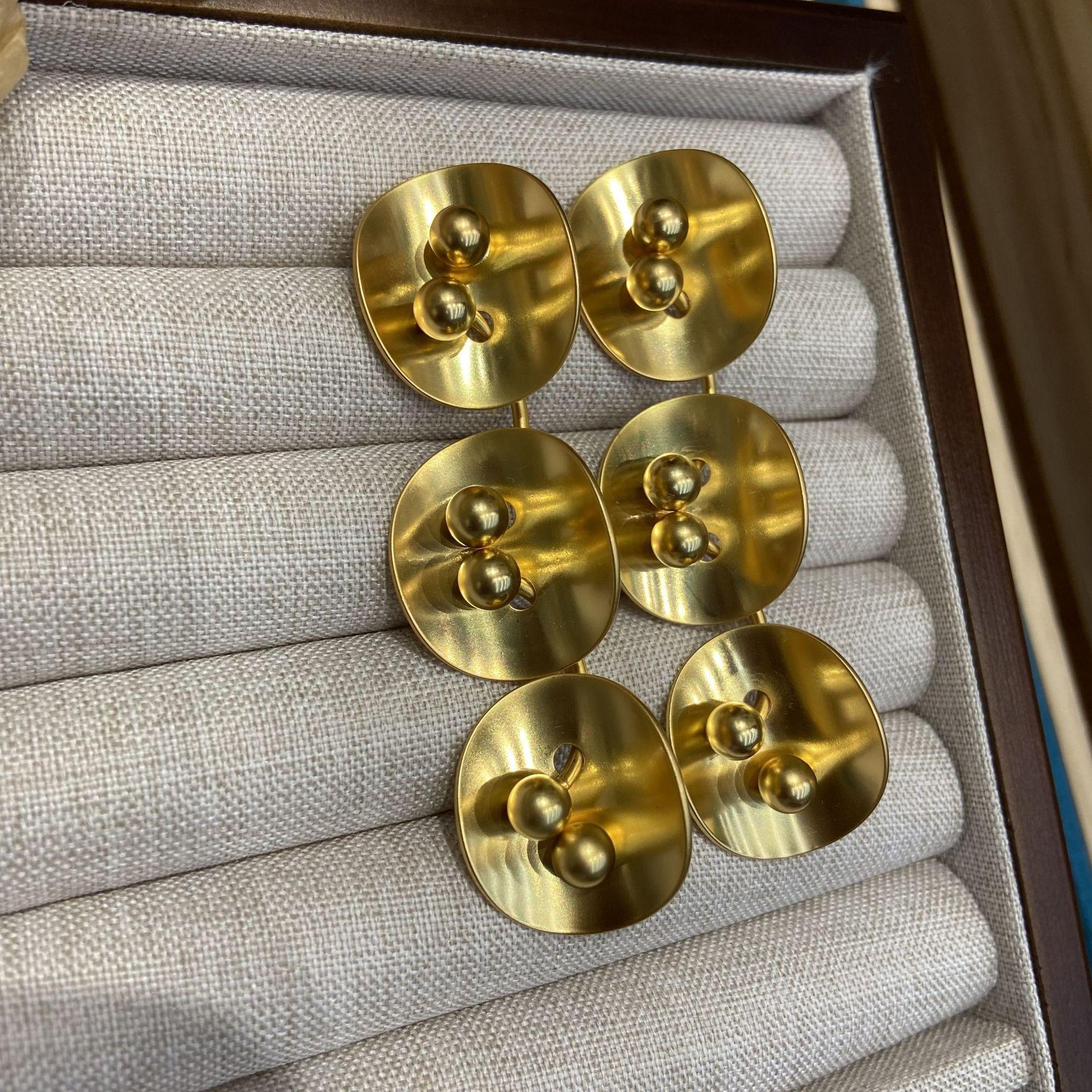 Copper-Plated 24K Real Gold Style Geometric Round Brand Small Gold Beads Exaggerated Long Earrings Women S Earrings Explosive
Copper-Plated 24K Real Gold Style Geometric Round Brand Small Gold Beads Exaggerated Long Earrings Women S Earrings Explosive
