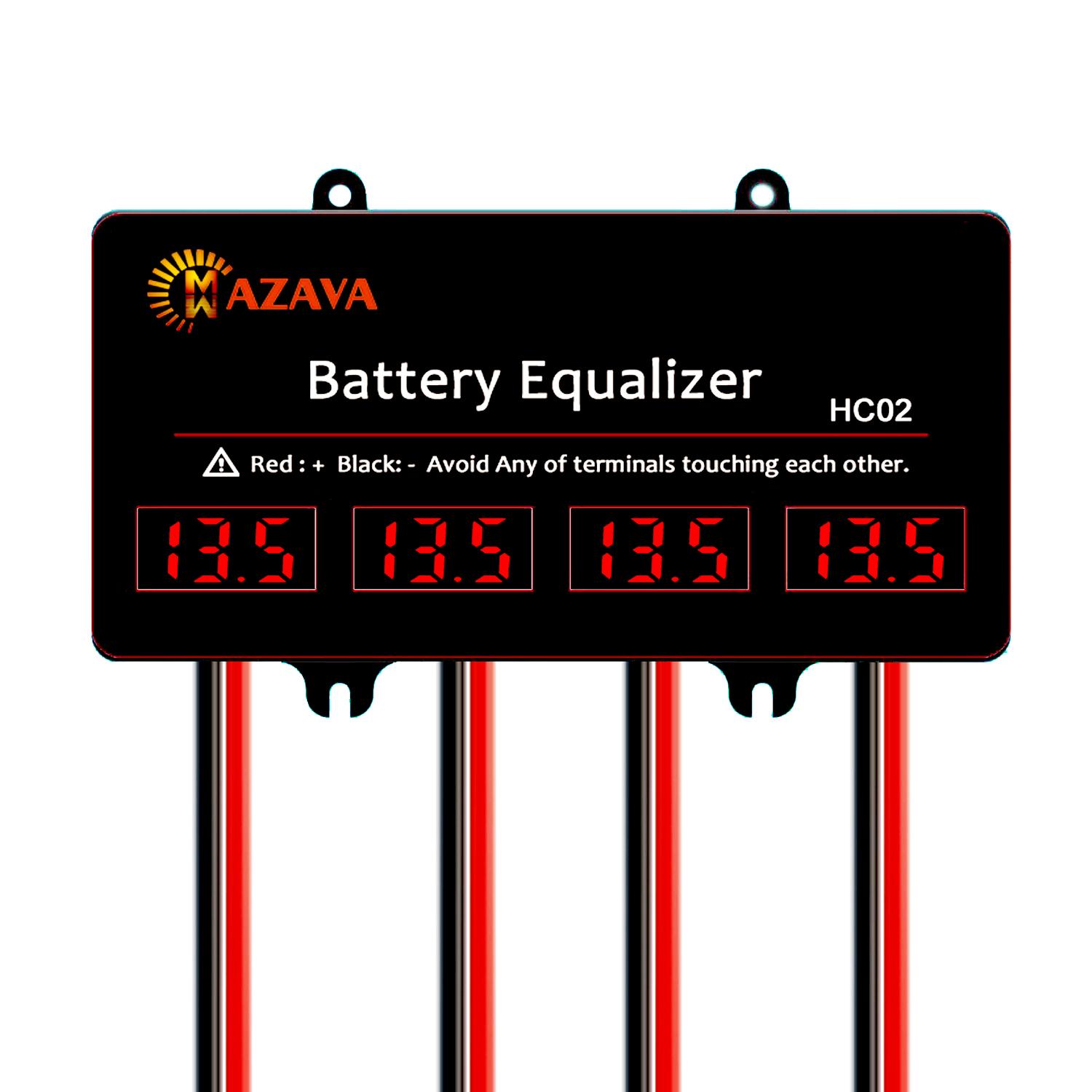 MAZAVA HC01 HC02 Еквалайзер батарей для 2x12В 4x12В батарей Балансувальник напруги 2S 4S Активний контролер свинцево-кислотної батареї HC02-MAZAVA
MAZAVA HC01 HC02 Еквалайзер батарей для 2x12В 4x12В батарей Балансувальник напруги 2S 4S Активний контролер свинцево-кислотної батареї HC02-MAZAVA