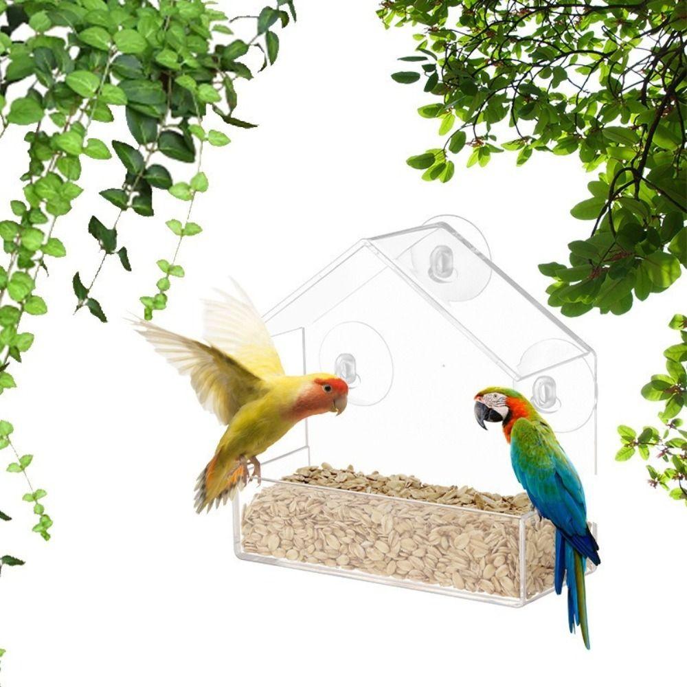 Clear Windowsill Birdfeeders with Suction Cups Window Bird House Window Bird Feeders Bluebird no rubber strip
Clear Windowsill Birdfeeders with Suction Cups Window Bird House Window Bird Feeders Bluebird no rubber strip