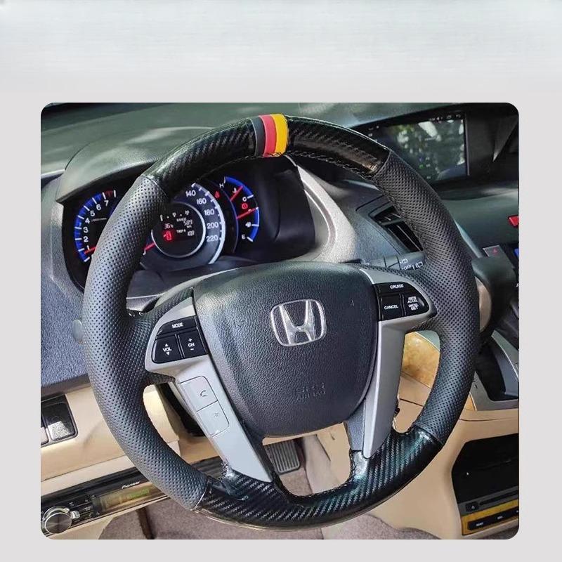 Ручна робота Шкіряна накладка на кермо з текстурою персикового дерева Для Honda Accord 8 2008-2012 Crosstour 2012 Pilot 2009-2015 5
Ручна робота Шкіряна накладка на кермо з текстурою персикового дерева Для Honda Accord 8 2008-2012 Crosstour 2012 Pilot 2009-2015 5