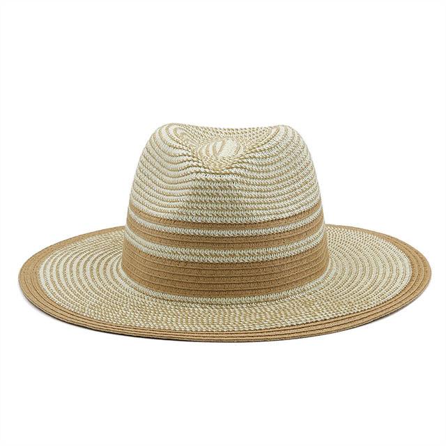 Large brimmed straw hat sunscreen temperament papyrus lafite beach hat sunshade hat lady summer sun panama hat jazz hat man M 56-58cm
Large brimmed straw hat sunscreen temperament papyrus lafite beach hat sunshade hat lady summer sun panama hat jazz hat man M 56-58cm