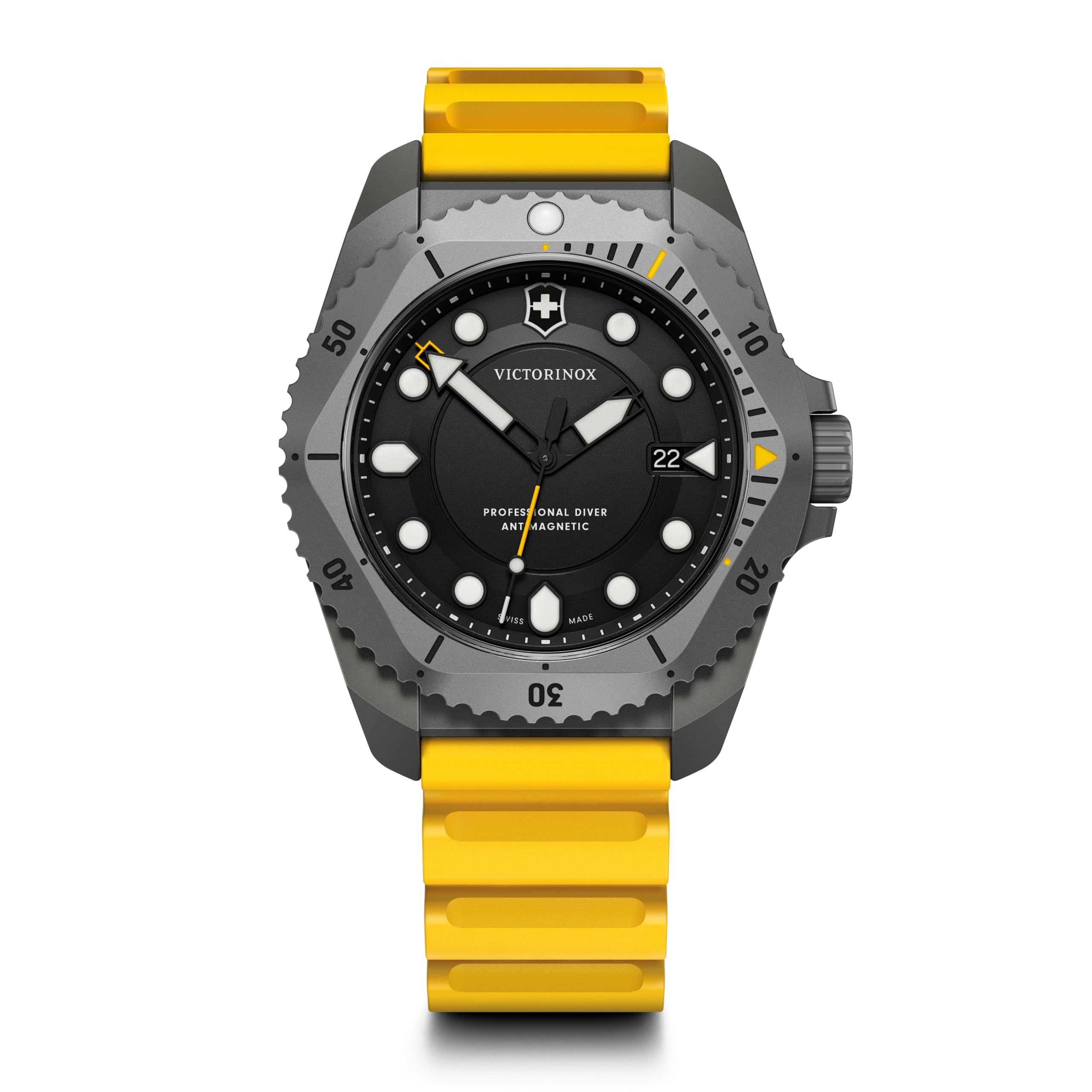 VICTORINOX DIVE PRO Watch Titanium Case Black Dial Yellow Rubber Strap Quartz Waterproof Watch Analog Brand Stylish Sports Outdoor Gift Black Men
VICTORINOX DIVE PRO Watch Titanium Case Black Dial Yellow Rubber Strap Quartz Waterproof Watch Analog Brand Stylish Sports Outdoor Gift Black Men