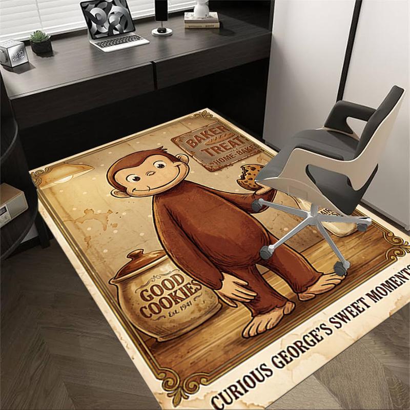 1PC Curious George Cookie Non-Slip Floor Carpet Compatible for Office&Living Room&Bedroom&Dining room - Soft & Pattern-G0384 60cm by 90cm
1PC Curious George Cookie Non-Slip Floor Carpet Compatible for Office&Living Room&Bedroom&Dining room - Soft & Pattern-G0384 60cm by 90cm