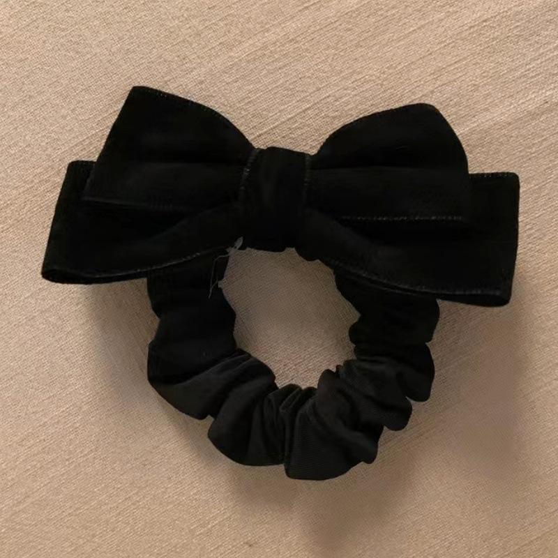 Elegant France Fashion Style Bow Scrunchie Black Color Hair Tie for Women INS Casual Lazy Chic Girl Hair Band Hair Accessories
Elegant France Fashion Style Bow Scrunchie Black Color Hair Tie for Women INS Casual Lazy Chic Girl Hair Band Hair Accessories
