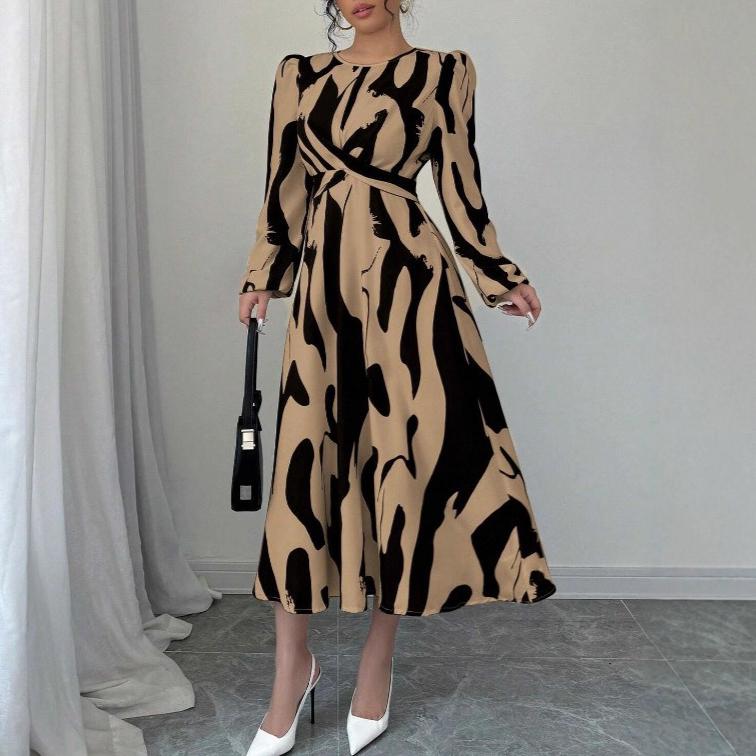 Spring Autumn Women s Party Evening Dress Fashion A-Line Casual Loose Leopard Print Elegant Dresses Belt Maxi Bodycon Dress Lady S
Spring Autumn Women s Party Evening Dress Fashion A-Line Casual Loose Leopard Print Elegant Dresses Belt Maxi Bodycon Dress Lady S