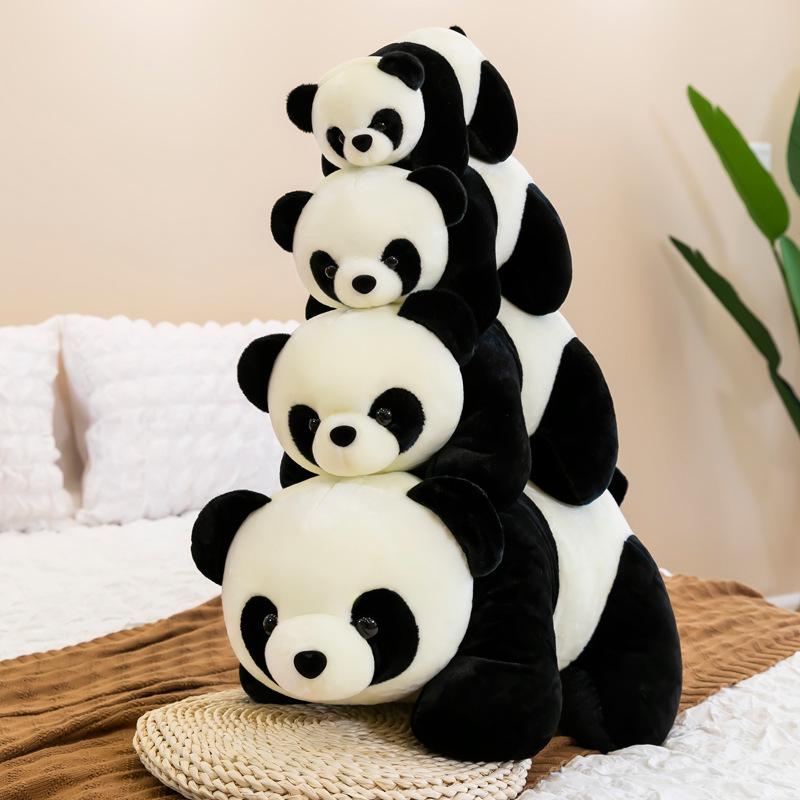 Cartoon Panda Plush Toy - Black & White, Dazed & Cute, Lying Style for Kids 25cm 0.12kg
Cartoon Panda Plush Toy - Black & White, Dazed & Cute, Lying Style for Kids 25cm 0.12kg