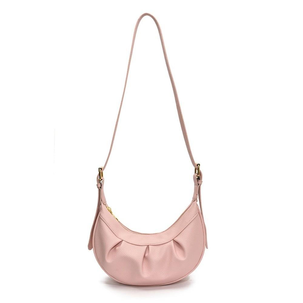 Korean Style PU Dumpling Bag Lightweight Underarm Shoulder Bag Pleated Crossbody Bag Streetwear розовый
Korean Style PU Dumpling Bag Lightweight Underarm Shoulder Bag Pleated Crossbody Bag Streetwear розовый