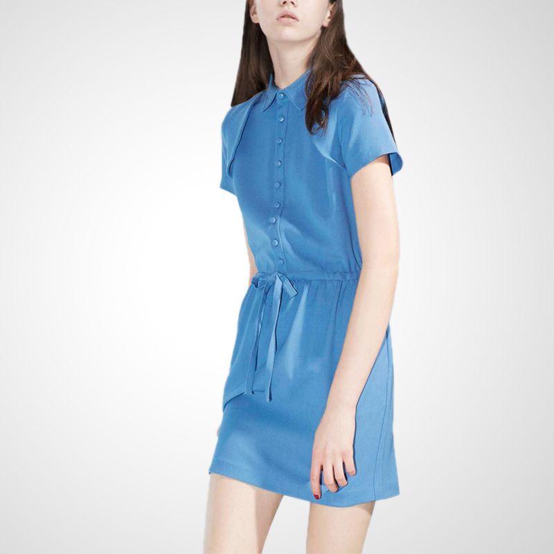 Blue Laced Shirt Dress for Women 2025 Summer Clothing New Short Sleeve French Minority Elegant Slim Looking Dress Short Skirt Blue XL
Blue Laced Shirt Dress for Women 2025 Summer Clothing New Short Sleeve French Minority Elegant Slim Looking Dress Short Skirt Blue XL