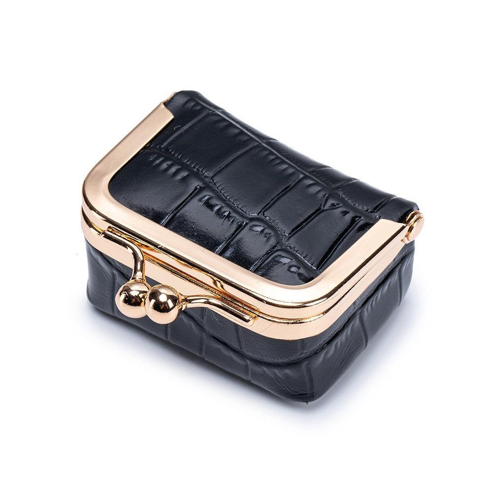 Kiss Lock Coin Purse Solid Color Mini Item Purse New Jewelry Bag Woman Girl чорний
Kiss Lock Coin Purse Solid Color Mini Item Purse New Jewelry Bag Woman Girl чорний