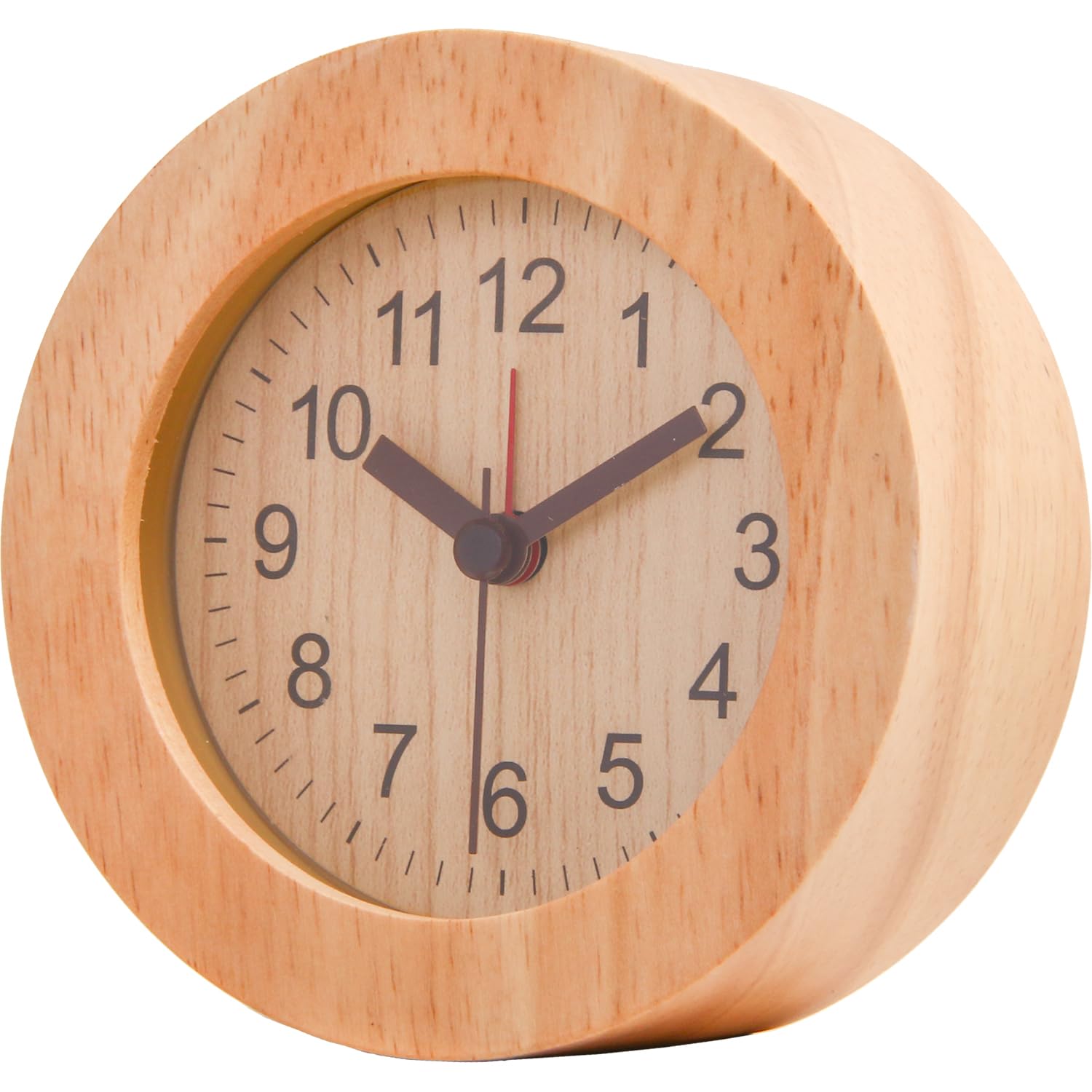 Fujiboeki Table Clock Alarm Clock Analog Wide Natural Wood Silent Alarm with Light Round Wood 36699 10.2cm
Fujiboeki Table Clock Alarm Clock Analog Wide Natural Wood Silent Alarm with Light Round Wood 36699 10.2cm