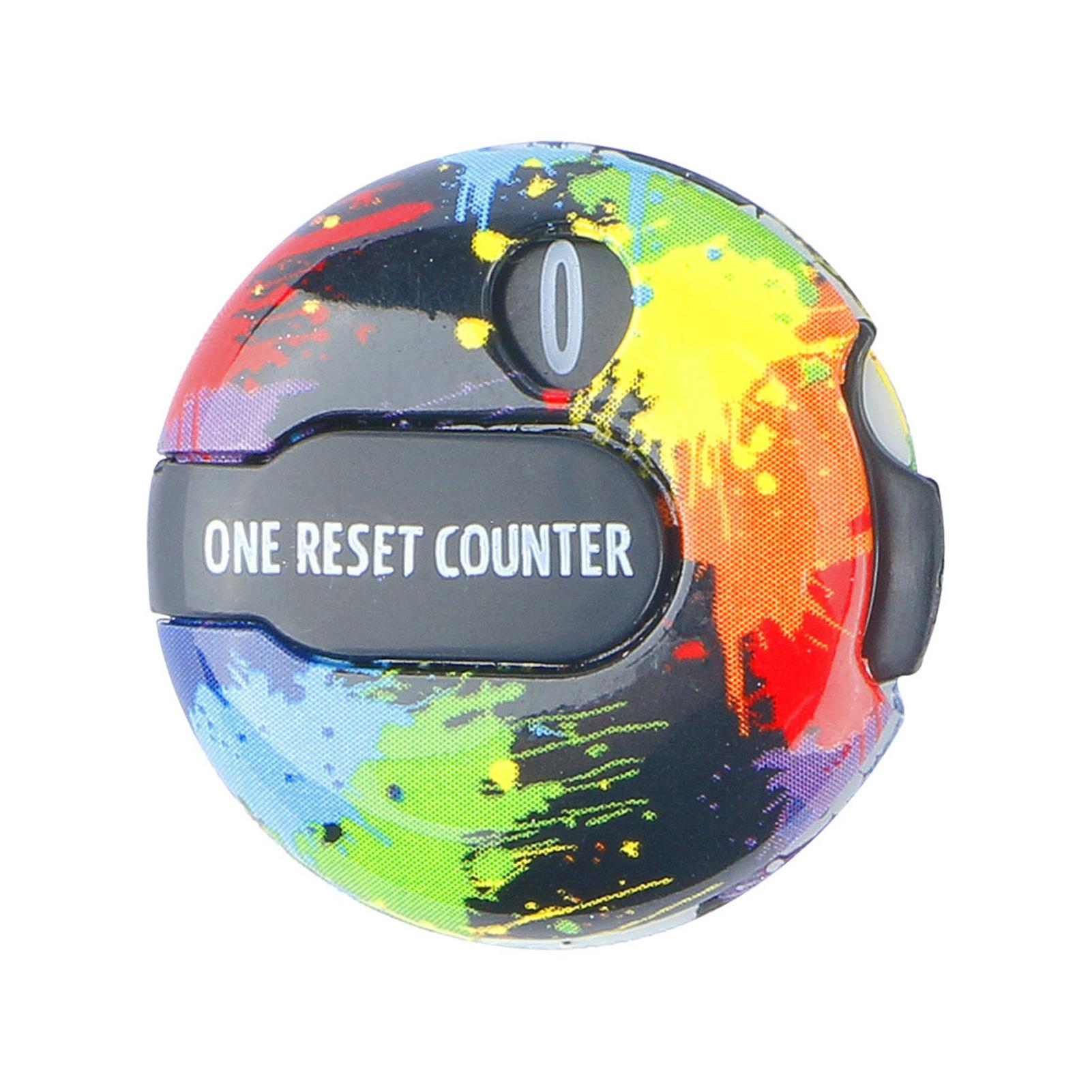 Счетчик ударов в гольфе Портативный мини-счетчик ударов с быстрым сбросом для гольфа с зажимом Индикатор счета в гольфе для любителей гольфа