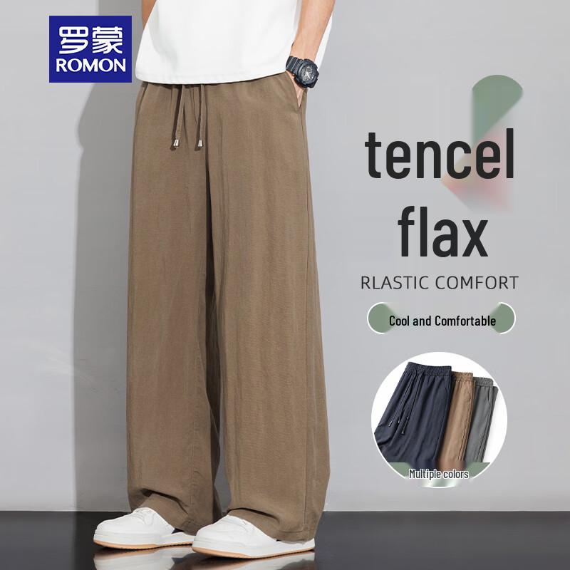 ROMON Men s Summer Tencel Linen Casual Long Pants M
ROMON Men s Summer Tencel Linen Casual Long Pants M