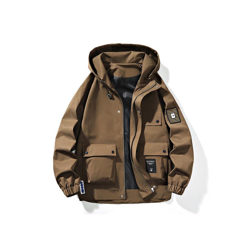 Мужская куртка с капюшоном для весны и осени для пар, повседневная куртка для работы на открытом воздухе, мужская куртка свободного кроя, штурмовой костюм XXXXL коричневый
Мужская куртка с капюшоном для весны и осени для пар, повседневная куртка для работы на открытом воздухе, мужская куртка свободного кроя, штурмовой костюм XXXXL коричневый