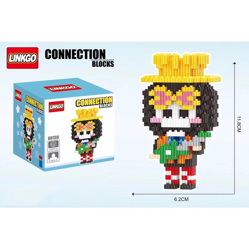 One Piece Connection Building Blocks Luffy Chopper Nami Sanji Zoro Usopp Ace Franky Brook Robi Diamond Brick Figure Toy для дітей With box
One Piece Connection Building Blocks Luffy Chopper Nami Sanji Zoro Usopp Ace Franky Brook Robi Diamond Brick Figure Toy для дітей With box