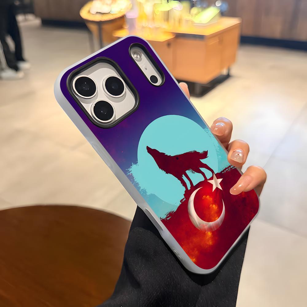 Turk Wolf Turkey Flag Phone Case For IPhone 17 Air 16 E 15 14 Plus 13 12 11 Pro Max Jelly 2 In 1 Protective Case iPhone17 Pro
Turk Wolf Turkey Flag Phone Case For IPhone 17 Air 16 E 15 14 Plus 13 12 11 Pro Max Jelly 2 In 1 Protective Case iPhone17 Pro