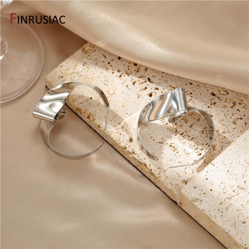 FINRUSIAC Trendy Irregular Geometric Stud Earring Gold Plated 925 Sliver Exaggerated Punk Style Women Earrings
FINRUSIAC Trendy Irregular Geometric Stud Earring Gold Plated 925 Sliver Exaggerated Punk Style Women Earrings