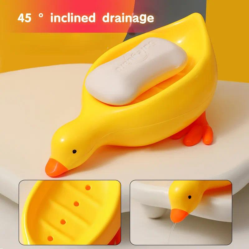 Soap Tray Self-draining Soap Rack Cute Duck-shaped Creative Rack for Shower Bathroom Kitchen Tub Sink Tray Bracket Bathroom
Soap Tray Self-draining Soap Rack Cute Duck-shaped Creative Rack for Shower Bathroom Kitchen Tub Sink Tray Bracket Bathroom