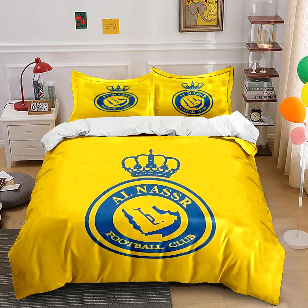Crown and Al Nassr logo. Bedding sets Duvet cover sets Duvet covers Pillowcases(1 * Duvet Cover 2 * Pillowcases, without duvet insert) 135x200cm
Crown and Al Nassr logo. Bedding sets Duvet cover sets Duvet covers Pillowcases(1 * Duvet Cover 2 * Pillowcases, without duvet insert) 135x200cm