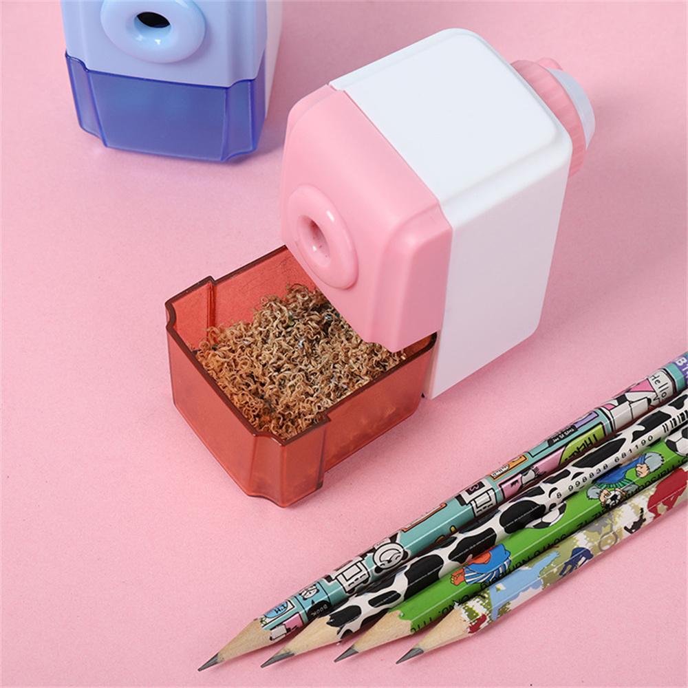 Cute Pink Blue Pupils Pencil Sharpener Creative Hand-Cranked Automatic School Stationery Sketch Pen Learning Accessories
Cute Pink Blue Pupils Pencil Sharpener Creative Hand-Cranked Automatic School Stationery Sketch Pen Learning Accessories