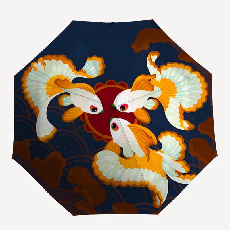 1pc Goldfish Decor Automatic Umbrella 8-Bone Design Compact Gear for Outdoor Travel, Perfect Holiday Gift yy250827051
1pc Goldfish Decor Automatic Umbrella 8-Bone Design Compact Gear for Outdoor Travel, Perfect Holiday Gift yy250827051