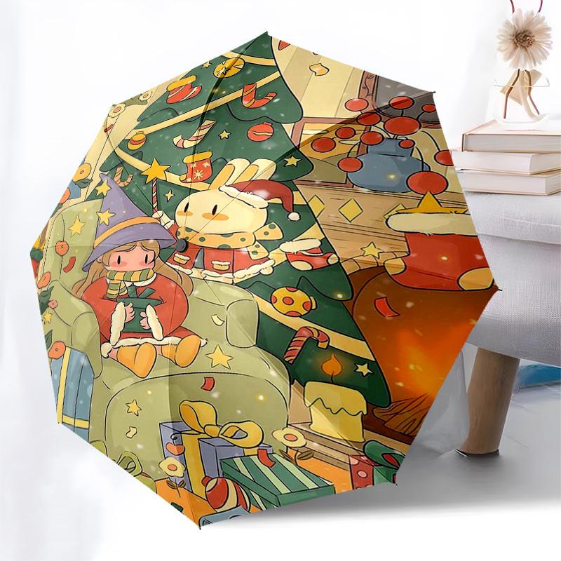 1pc Christmas Festival Gift: Automatic Opening/Closing Umbrella with Foldable Design, 8-Bone Iron Frame, Suitable for Fans, Travel, Daily Use, Perfect
1pc Christmas Festival Gift: Automatic Opening/Closing Umbrella with Foldable Design, 8-Bone Iron Frame, Suitable for Fans, Travel, Daily Use, Perfect