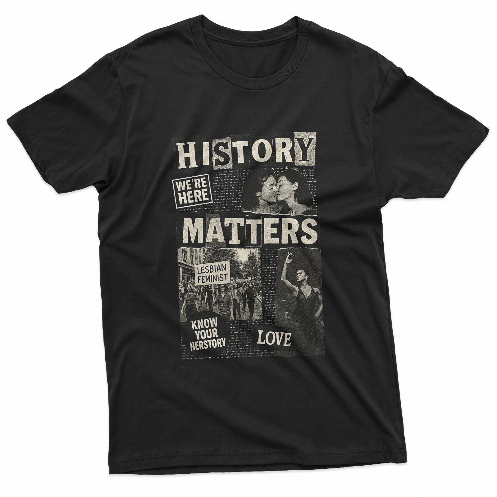 History Matters Lesbian Feminist Pride Design T-Shirt 5XL різнокольоровий
History Matters Lesbian Feminist Pride Design T-Shirt 5XL різнокольоровий