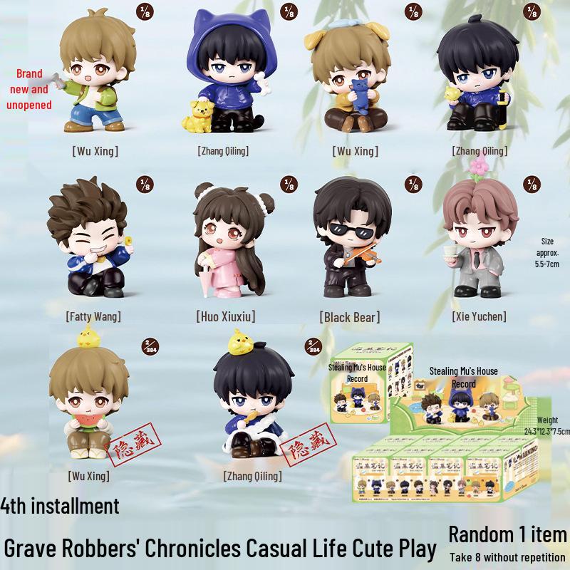 Mai Le Wei Mei Tomb Robbery Notes Series: Zhang Qiling Figurine Blind Box - Fourth Installment Collectible Doll
Mai Le Wei Mei Tomb Robbery Notes Series: Zhang Qiling Figurine Blind Box - Fourth Installment Collectible Doll