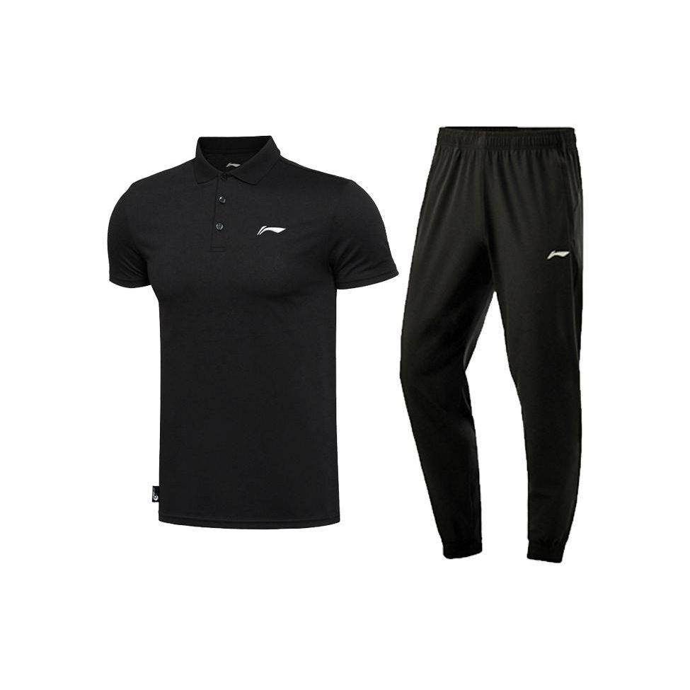 Li Ning Logo Print Дышащий повседневный спортивный костюм Мужской костюм Черный APLT197-2+AYKT415-1 M
Li Ning Logo Print Дышащий повседневный спортивный костюм Мужской костюм Черный APLT197-2+AYKT415-1 M