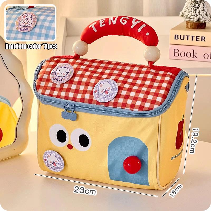 Cute Insulated Lunch Box Bag For Children Student Bento Bags Adult Office Worker Lunch Handbags Picnic Bags Cooler Ice Pack New жёлтый
Cute Insulated Lunch Box Bag For Children Student Bento Bags Adult Office Worker Lunch Handbags Picnic Bags Cooler Ice Pack New жёлтый