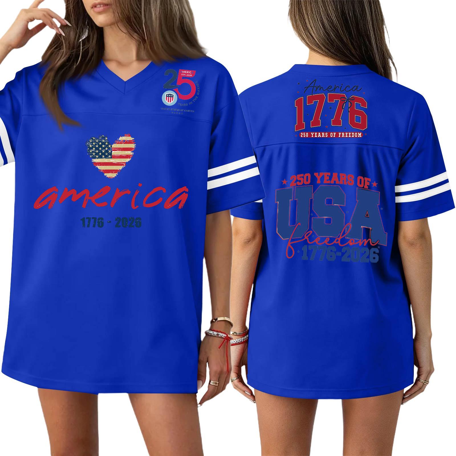 Womens Oversized V Neck Short Sleeve T Shirt 250 Years of USA 1776 2026 Flag Heart Print Relaxed Fit Top XL
Womens Oversized V Neck Short Sleeve T Shirt 250 Years of USA 1776 2026 Flag Heart Print Relaxed Fit Top XL