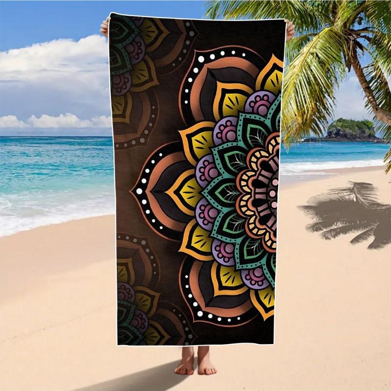 Boho Mandala Beach Blanket, Spiritual Geometric Design, Large Microfiber Towel, Soft Absorbent, Ideal for Yoga & Meditation W30*H60(CM)
Boho Mandala Beach Blanket, Spiritual Geometric Design, Large Microfiber Towel, Soft Absorbent, Ideal for Yoga & Meditation W30*H60(CM)