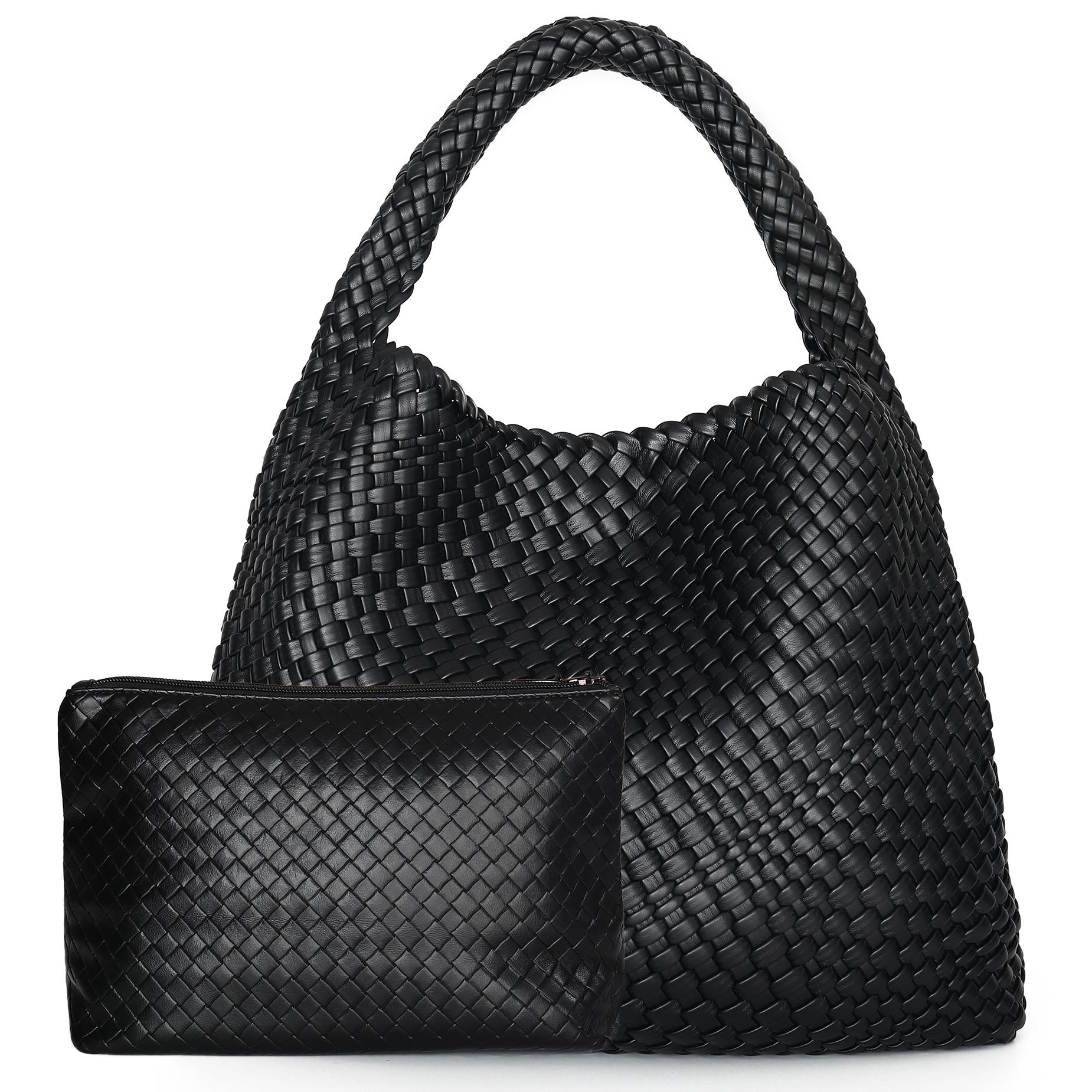 Woven Tote Bag for Women Large Woven Handbag Soft Leather Shoulder Bag Work Shopper Summer Beach Travel Tote Bag with Purse
Woven Tote Bag for Women Large Woven Handbag Soft Leather Shoulder Bag Work Shopper Summer Beach Travel Tote Bag with Purse