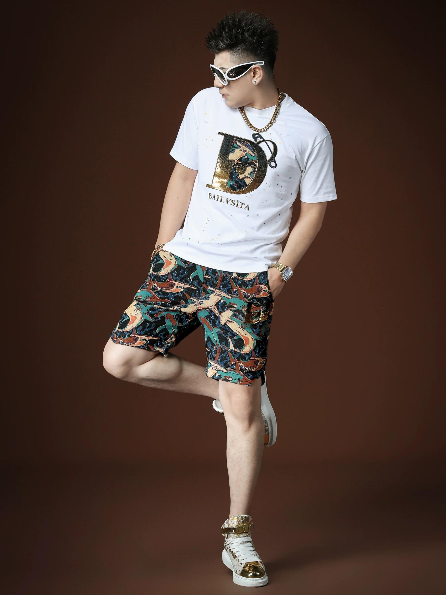 European Style 2025 New Trendy Short-Sleeve Casual Set for Men, Trendy Brand Summer Shorts Two-Piece Set for Men M (45-60kg) белый
European Style 2025 New Trendy Short-Sleeve Casual Set for Men, Trendy Brand Summer Shorts Two-Piece Set for Men M (45-60kg) белый