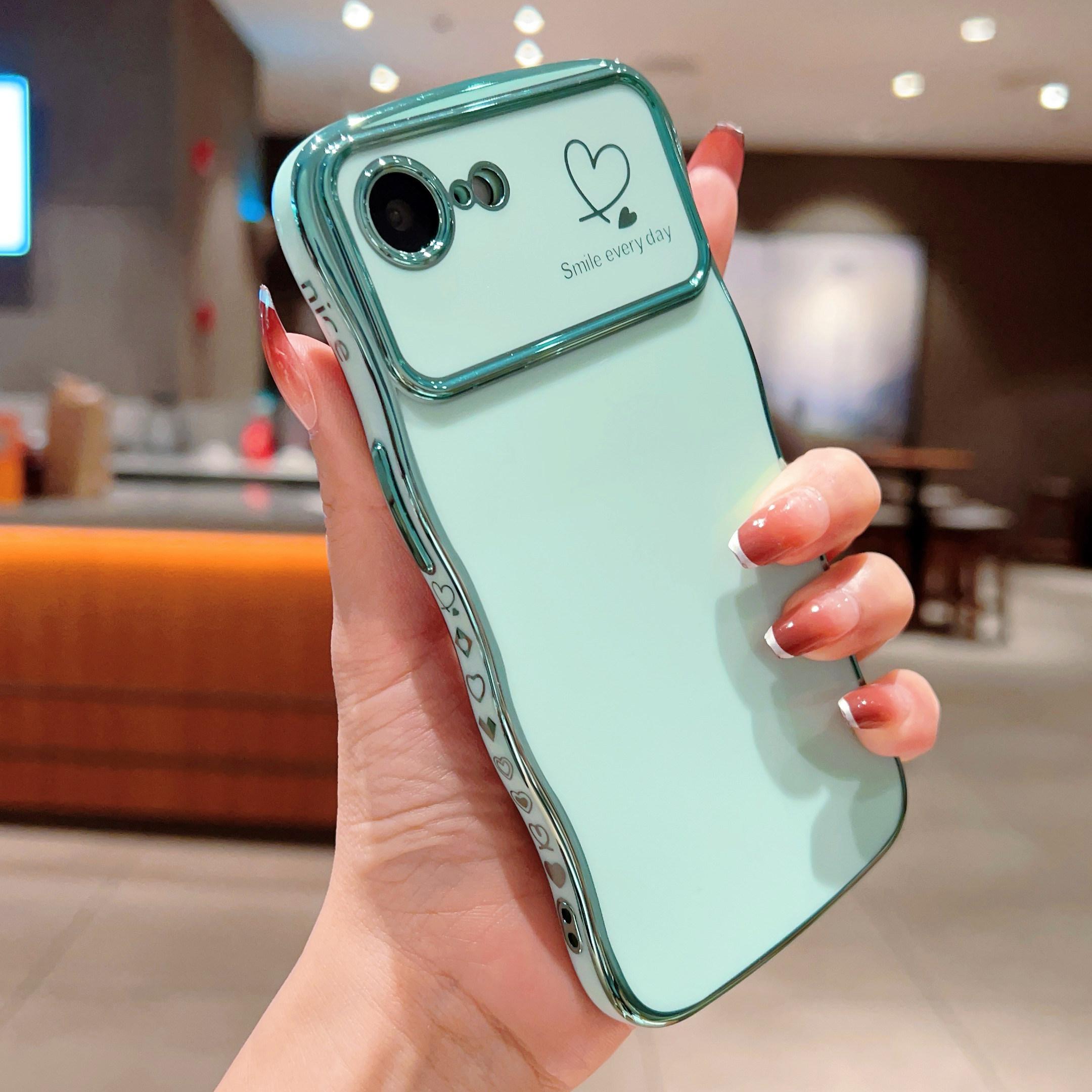 For iPhone 16e Case Love Hearts TPU Phone Cover Curly Wave Frame Large Window Green
For iPhone 16e Case Love Hearts TPU Phone Cover Curly Wave Frame Large Window Green