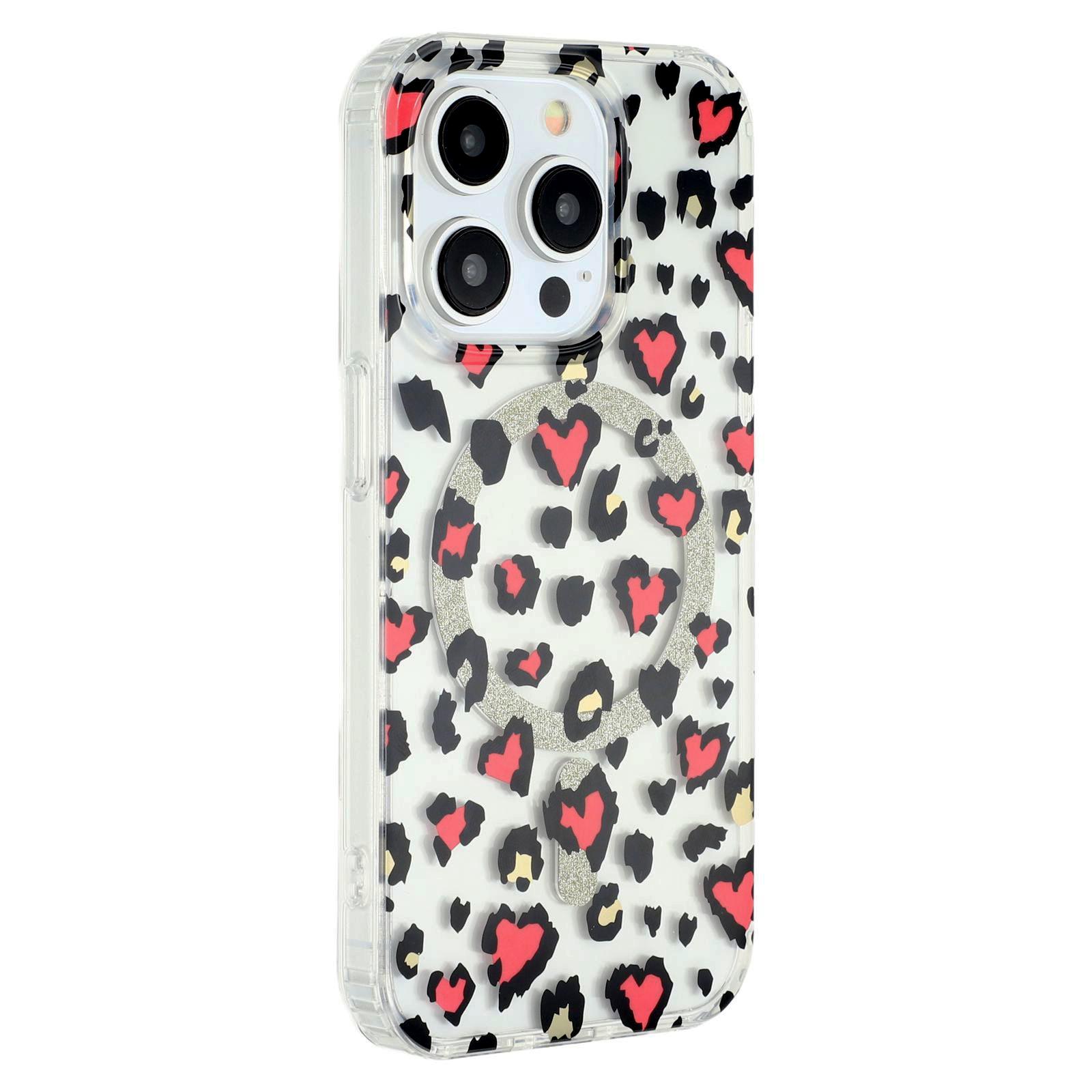 Для iPhone 15 Pro Магнітний чохол Прозорий Не жовтіючий PC+TPU Задня кришка телефону Дизайн з леопардовим принтом Red
Для iPhone 15 Pro Магнітний чохол Прозорий Не жовтіючий PC+TPU Задня кришка телефону Дизайн з леопардовим принтом Red