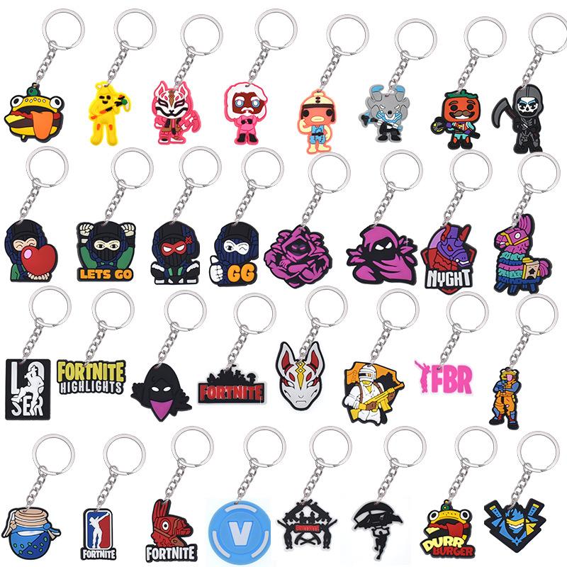32pcs Game Fortnite Keychain Anime Kawaii Backpack Pendant Decoration Cartoon Car Keyring Cosplay Key Chain Collection Fans Toy Carry Mini Lightweight
32pcs Game Fortnite Keychain Anime Kawaii Backpack Pendant Decoration Cartoon Car Keyring Cosplay Key Chain Collection Fans Toy Carry Mini Lightweight