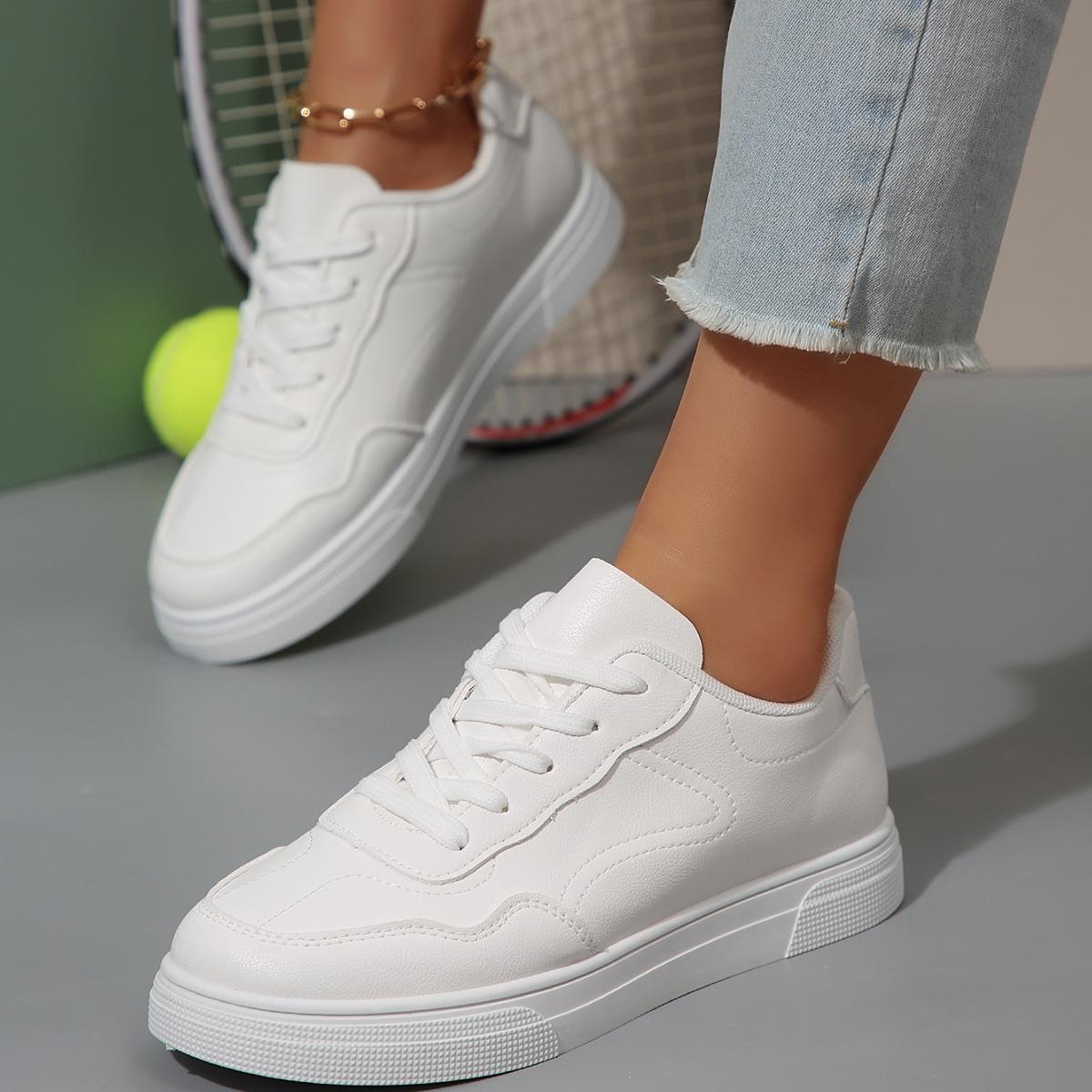 Little white shoes ins trendy shoes versatile trendy sports and leisure board shoes summer breathable shoes white shoes sports and leisure 36 білий
Little white shoes ins trendy shoes versatile trendy sports and leisure board shoes summer breathable shoes white shoes sports and leisure 36 білий