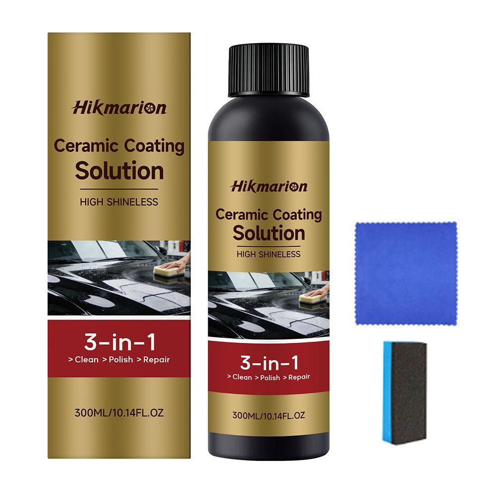 300ml Ceramic Coating Liquid Hydrophobic Anti-scratch Auto Repair Kit Quick Effect Car Coating Spray For Shine & Protection
300ml Ceramic Coating Liquid Hydrophobic Anti-scratch Auto Repair Kit Quick Effect Car Coating Spray For Shine & Protection