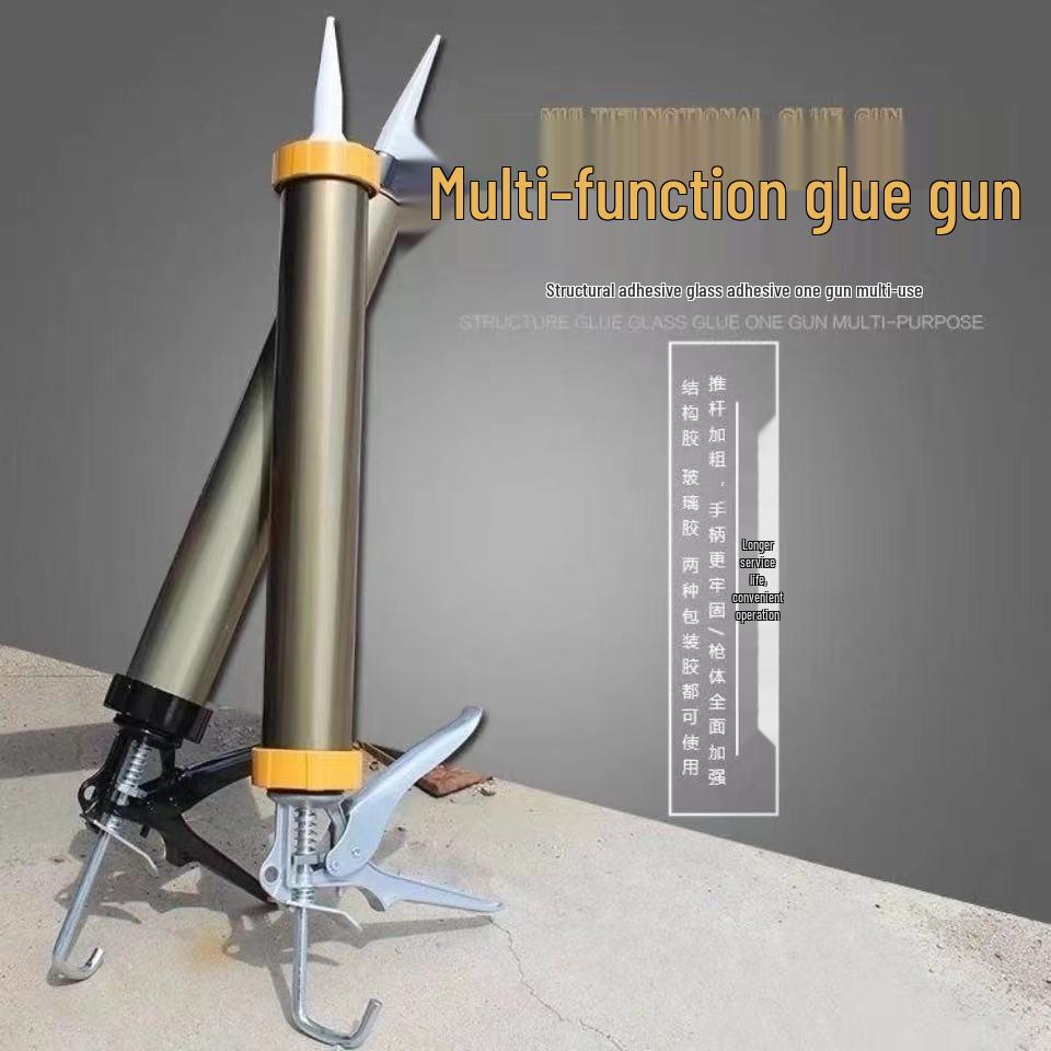 995 Universal Aluminum & Stainless Steel Caulking Gun - Labor-Saving Adhesive and Glass Glue Applicator
995 Universal Aluminum & Stainless Steel Caulking Gun - Labor-Saving Adhesive and Glass Glue Applicator