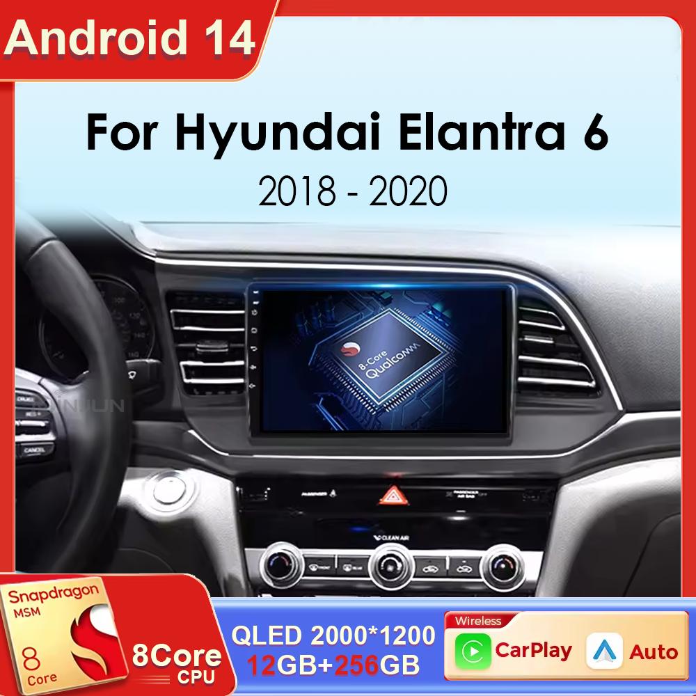 For Hyundai Elantra 6 2018 2019 2020 Car Radio Multimedia Video GPS Android 14 Wireless Apple Carplay QLED Screen Head Unit
For Hyundai Elantra 6 2018 2019 2020 Car Radio Multimedia Video GPS Android 14 Wireless Apple Carplay QLED Screen Head Unit