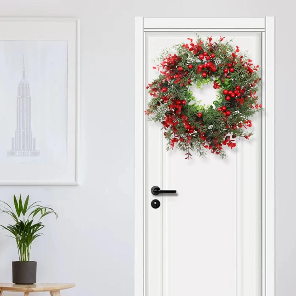 Round Eucalyptus Garland Artificial Christmas Hanging Pendant Red Berries Wreath Thanksgiving Day S
Round Eucalyptus Garland Artificial Christmas Hanging Pendant Red Berries Wreath Thanksgiving Day S