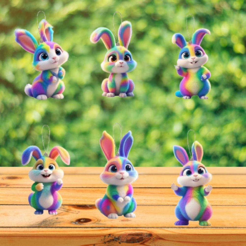 24pcs Cute Rabbit Hanging Pendant Wooden Happy Easter Decoration For Holidays Car Tree 24pcs
24pcs Cute Rabbit Hanging Pendant Wooden Happy Easter Decoration For Holidays Car Tree 24pcs