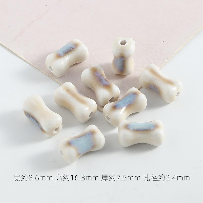 10pcs Design Sense Bone Retro Fun Shaped Ceramic Beads Jewelry Making Materials Charm Bracelet and Necklace Trend Accessories 18x9mm(10pcs)
10pcs Design Sense Bone Retro Fun Shaped Ceramic Beads Jewelry Making Materials Charm Bracelet and Necklace Trend Accessories 18x9mm(10pcs)