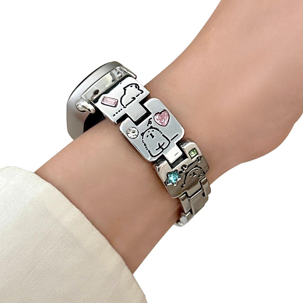 Black Cute Women Mi Band 10 Bracelet Metal Dog Wrist bands for Xiaomi Smart Band 8/9/10 Strap Replacement Smartwatch Accessories срібний
Black Cute Women Mi Band 10 Bracelet Metal Dog Wrist bands for Xiaomi Smart Band 8/9/10 Strap Replacement Smartwatch Accessories срібний