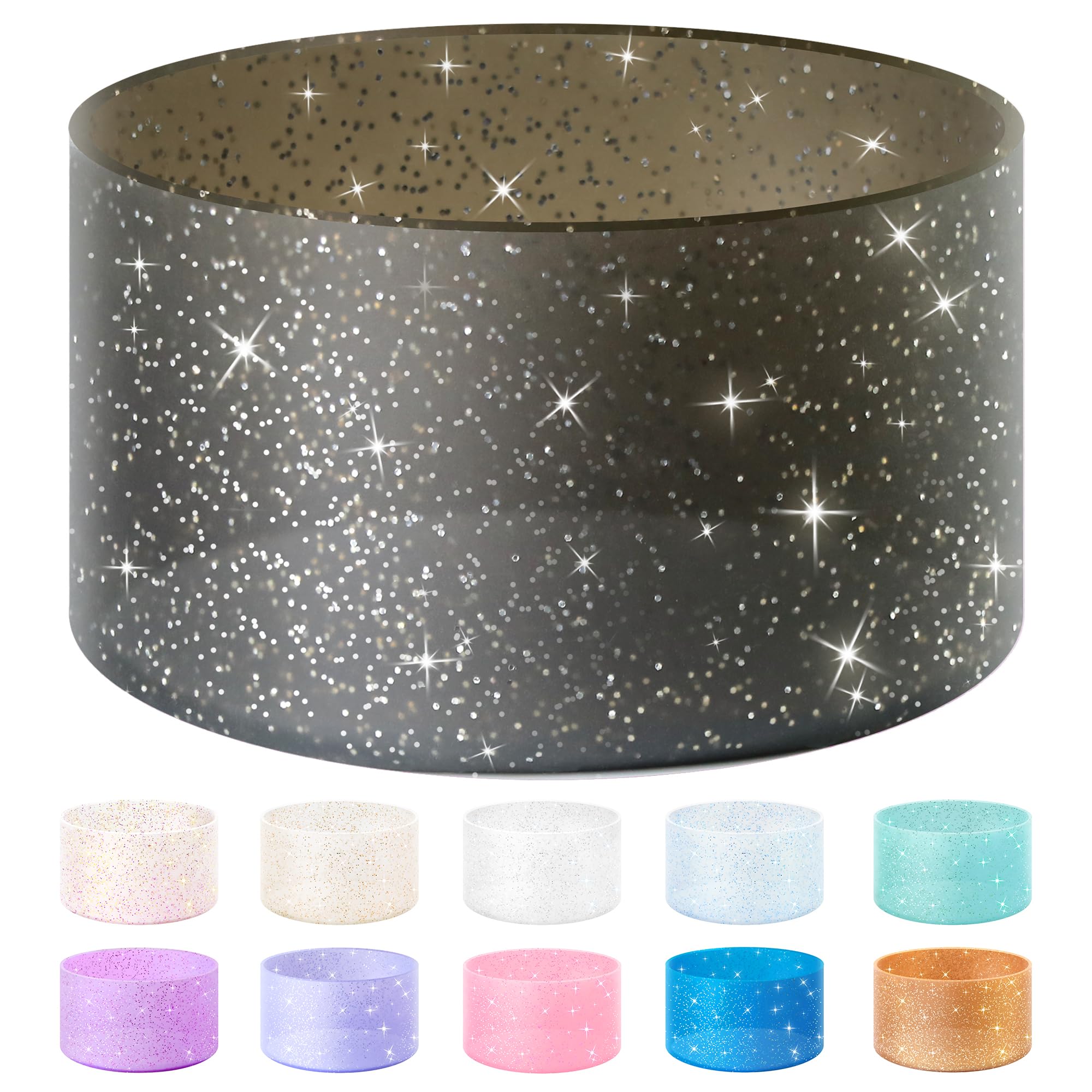 Glitter Silicone Boot Bottom Sleeve Cup for Stanley 12-24oz Bling Water Bottle Bottom Sleeve Cover Tumbler Bumper Protector чёрный
Glitter Silicone Boot Bottom Sleeve Cup for Stanley 12-24oz Bling Water Bottle Bottom Sleeve Cover Tumbler Bumper Protector чёрный