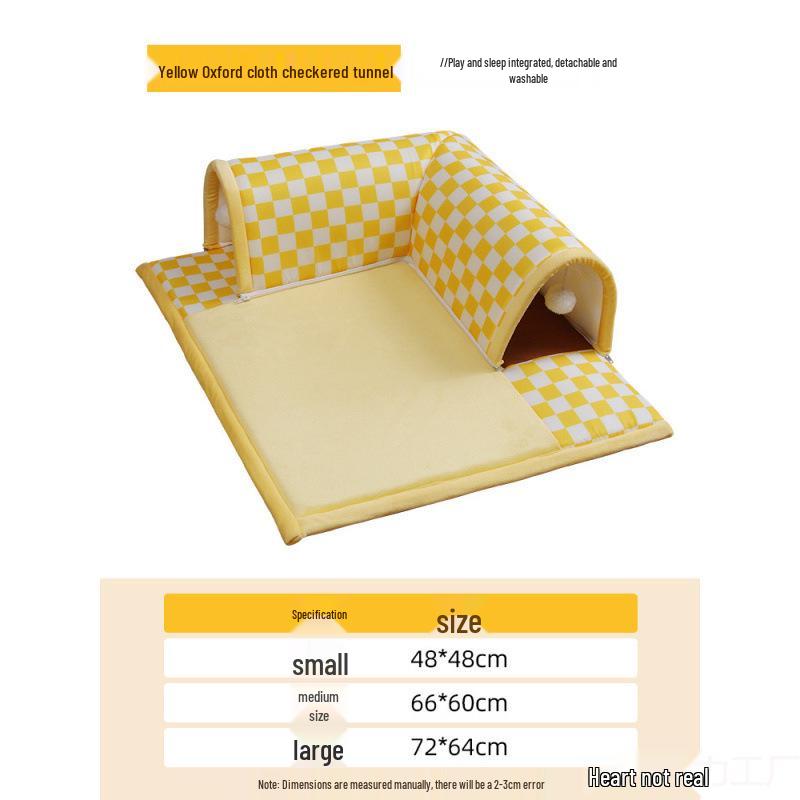 Cat Tunnel Hideout: Cozy All-Season Nest for Cats Small (For pets under 4 lbs)
Cat Tunnel Hideout: Cozy All-Season Nest for Cats Small (For pets under 4 lbs)