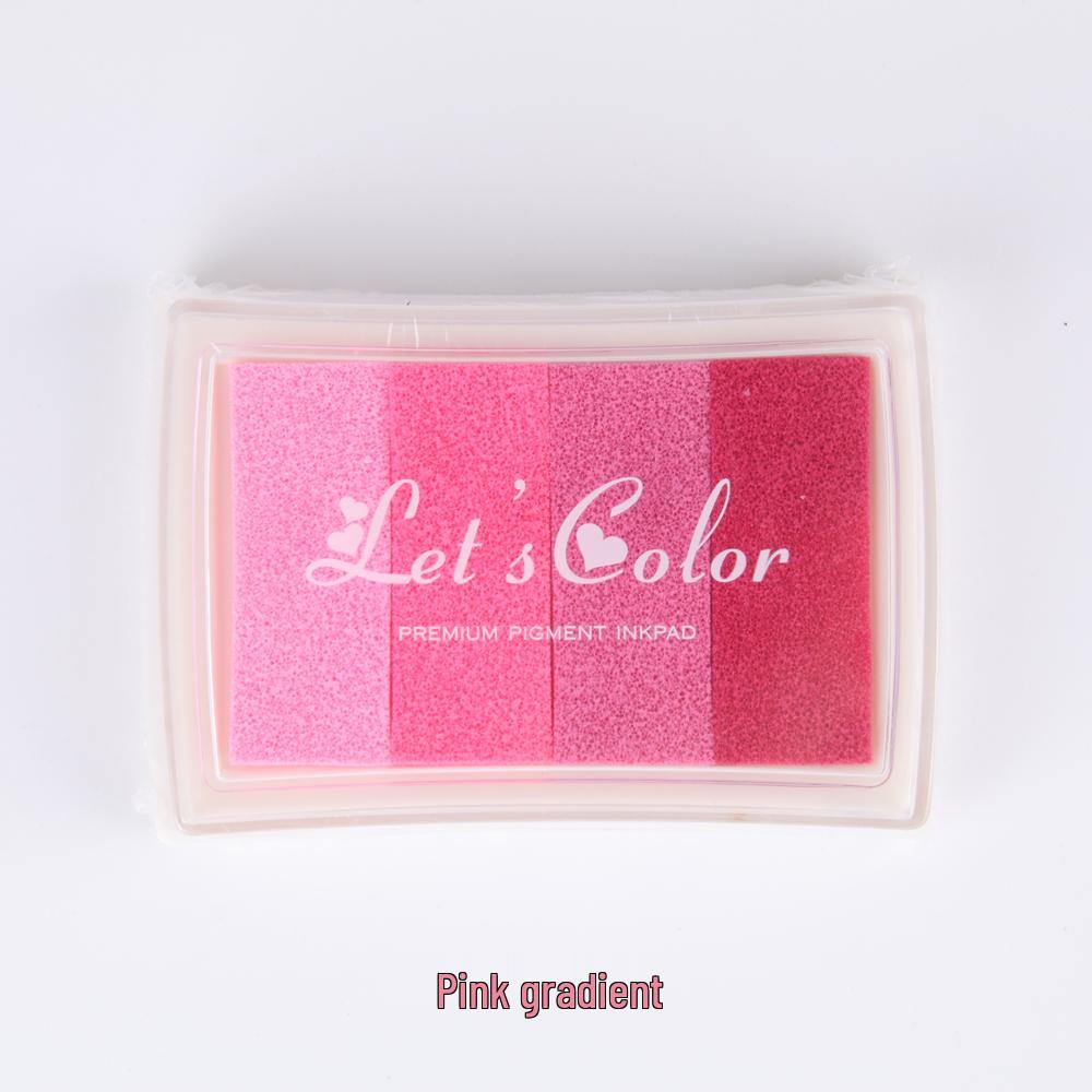 4-Color Gradient Ink Pad for DIY Rubber Stamps & Finger Painting Album
4-Color Gradient Ink Pad for DIY Rubber Stamps & Finger Painting Album