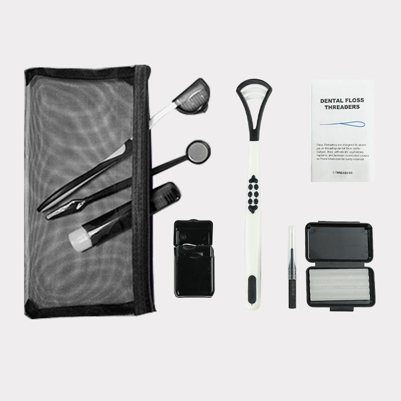 8pcs/set Dental Care Brush Kit Multicolour Dental Wax Teeth Cleaning Tool Mesh Bag Foldable Interdental Brush Floss Thread Wax чорний
8pcs/set Dental Care Brush Kit Multicolour Dental Wax Teeth Cleaning Tool Mesh Bag Foldable Interdental Brush Floss Thread Wax чорний